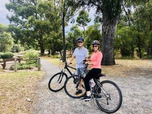 starting a cycle tour at mt evelyn